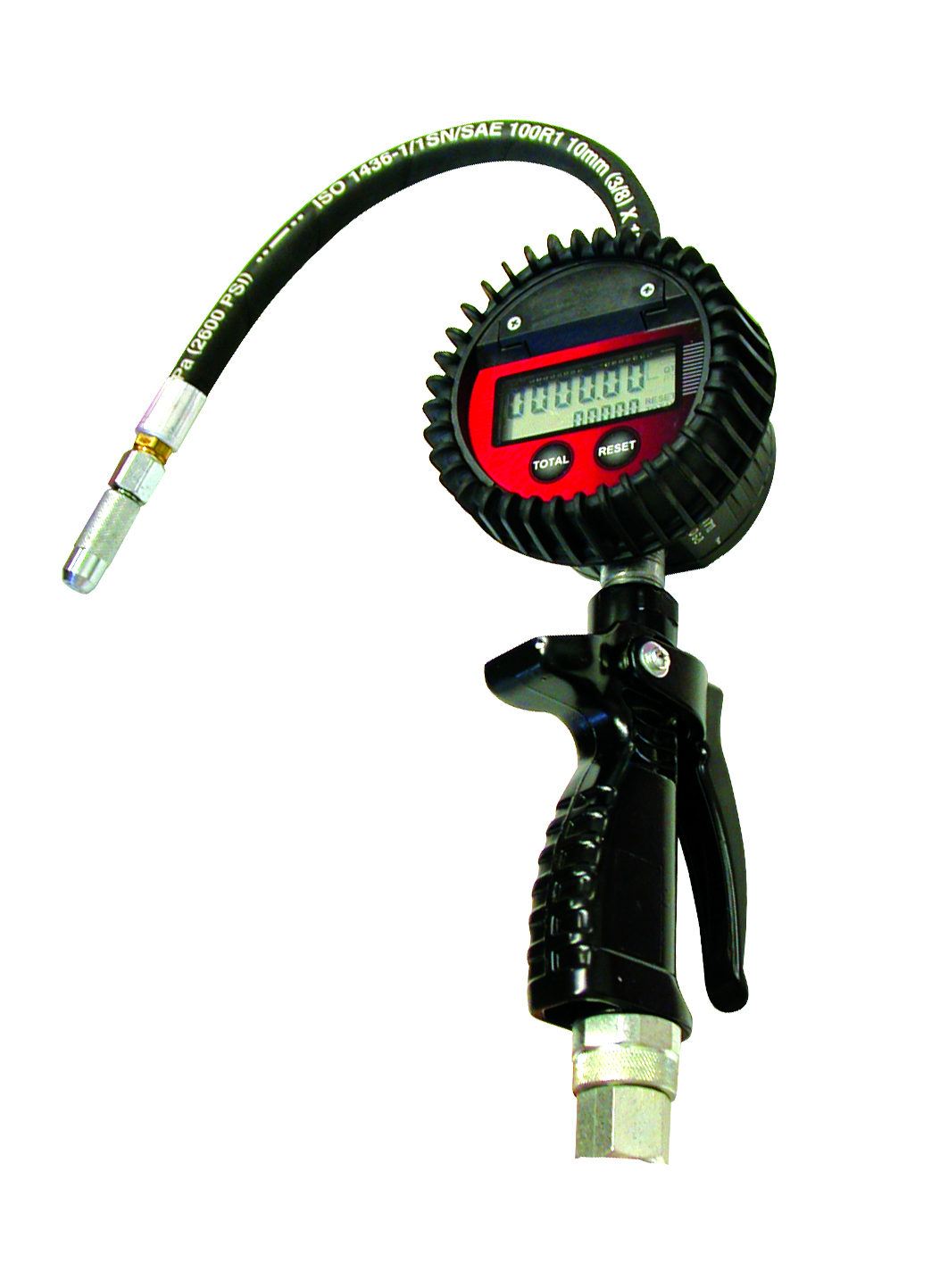 Digital oval in-line gear meter w/ handle 