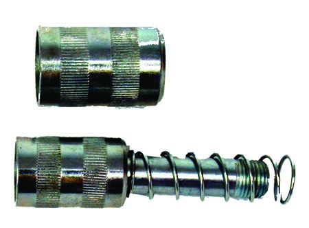 Coupler connector to connect hose to grease gun 1/8 inch NPT (M). Case of 10 units