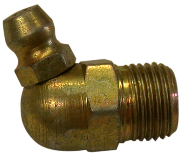 Grease fitting 1/8 inch NPT 65° angle -bag of 5