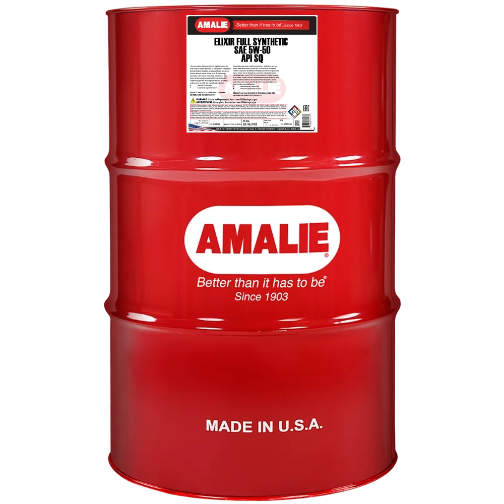 Amalie Elixir Full Synthetic 5w50 55Gal Drum