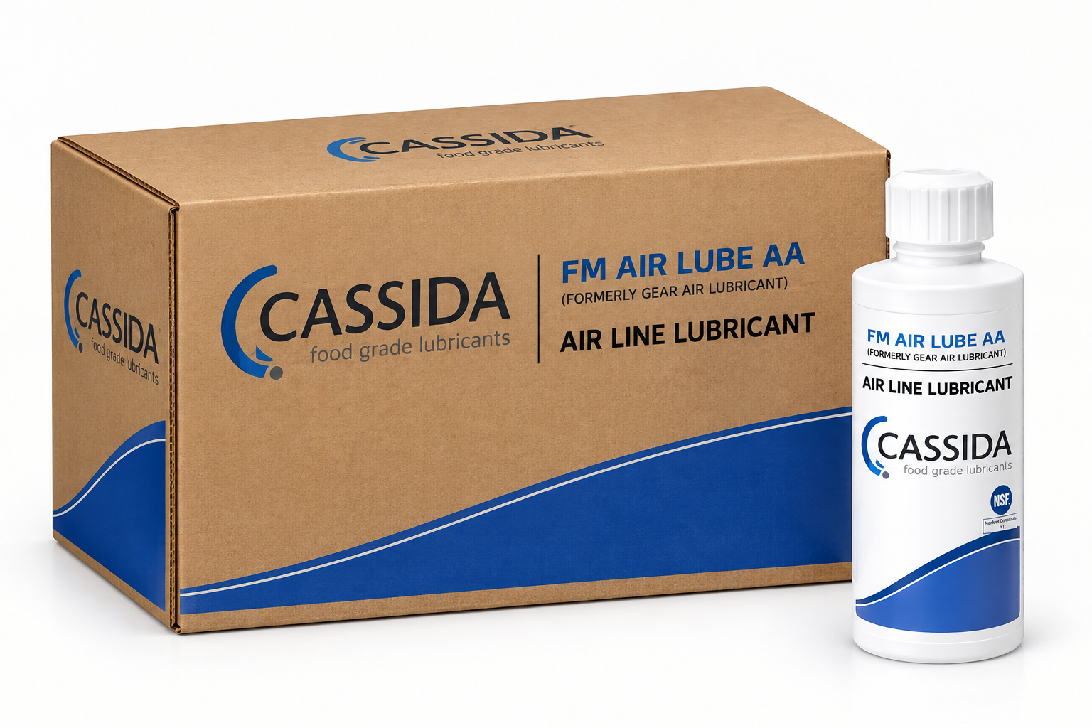 CASSIDA FM AIR LUBE AA - Food-Grade General Purpose Oils - 6 / 1 gal bottles