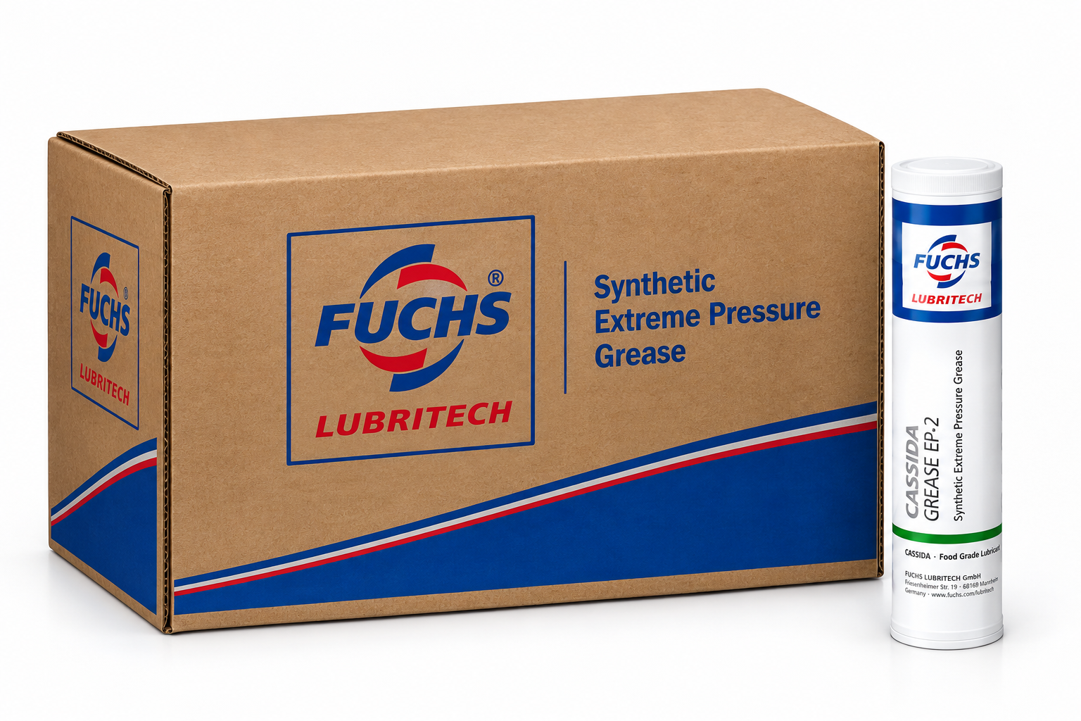 CASSIDA GREASE EPS 2 - Food-Grade Greases, NLGI 2 - 12 / .5 kg sr cartridges