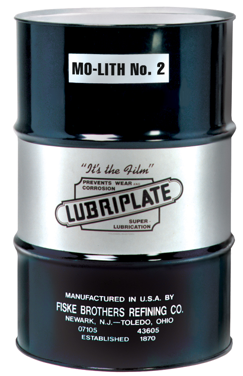 LUBRIPLATE MO-LITH NO.2 MOLY-LITHIUM TYPE LUBRICANT, L0180-040 (430LB/DRUM)