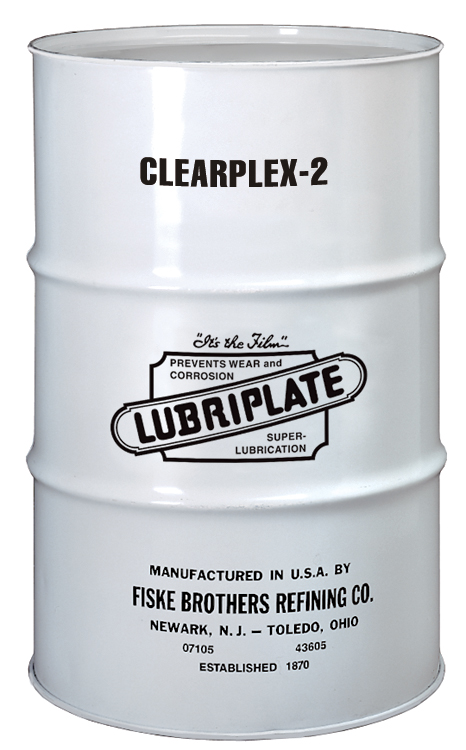 LUBRIPLATE CLEARPLEX-2, L0351-040 CLEAR ALUMINUM COMPLEX FOOD GRADE GREASE (400 LB/DRUM)
