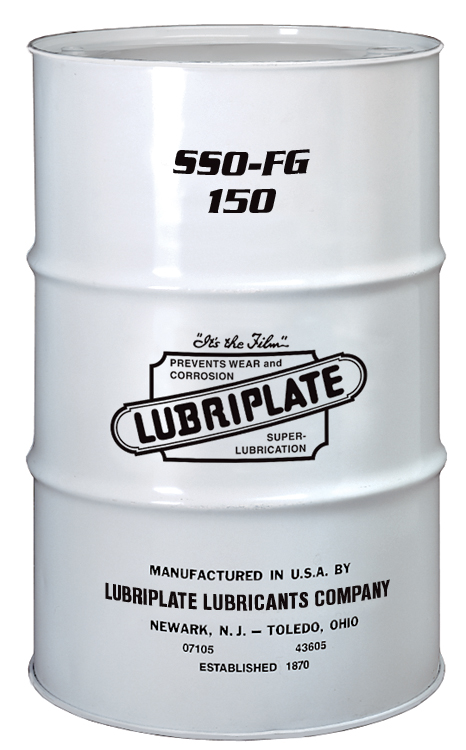 LUBRIPLATE SSO-FG-150 100% SYNTHETIC LUBRICANTS FOR ANGELUS SEAMERS AND CANNING EQUIPMENT L0957-062 (55GL/DRUM)