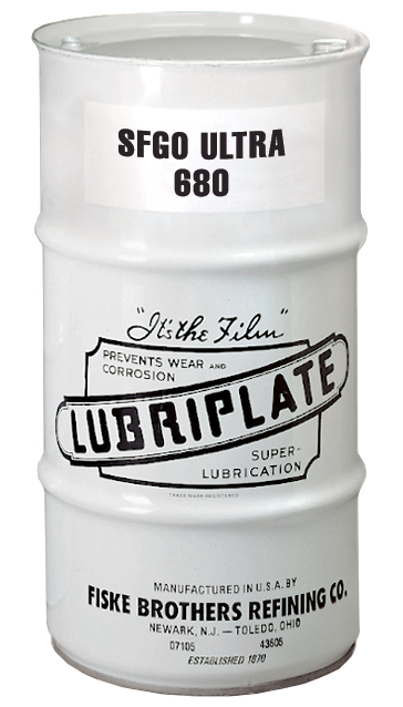 LUBRIPLATE SFGO ULTRA 680 100% SYNTHETIC, POLYALPHAOLEFIN (PAO)-BASED, HIGH-PERFORMANCE, SUPER MULTI-PURPOSE, FLUID LUBRICANTS L0988-062 (55GL/DRUM)