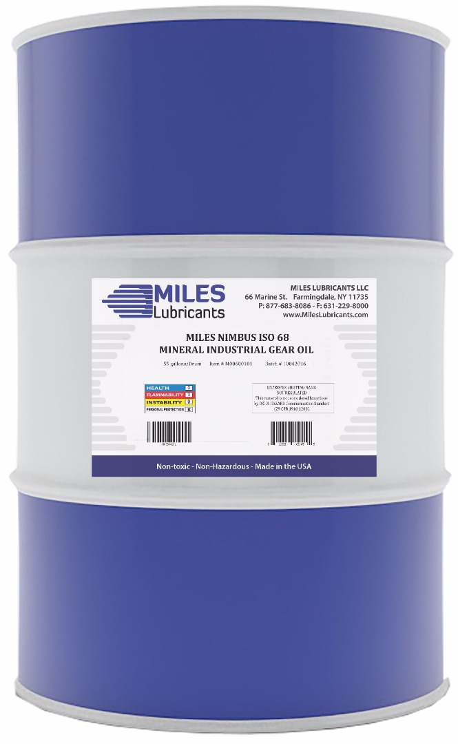 MILES NIMBUS 68 (INDUSTIAL GEAR OIL)(400 lb) DRUM